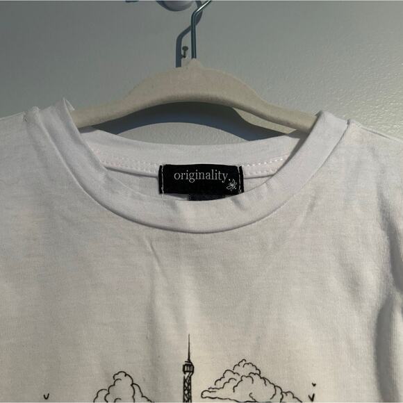 NWT La La Land Creative Co Long Sleeve Paris T-Shirt, Toddler Girl 2T - Picture 3 of 9